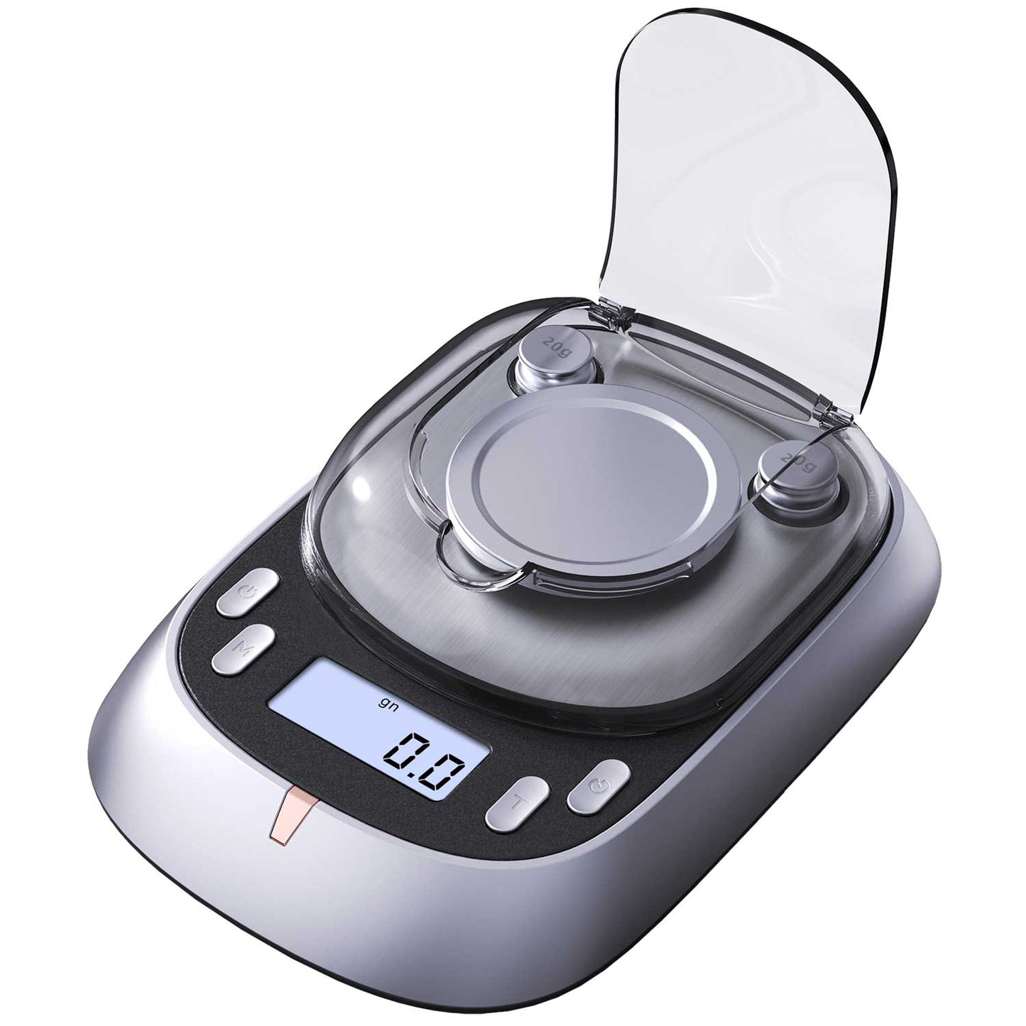Fuzion Digital Milligram Scale, 50g x 0.001g, with 7 Weighing Modes and Accessories