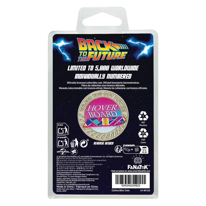 Back to the Future Hoverboard Coin