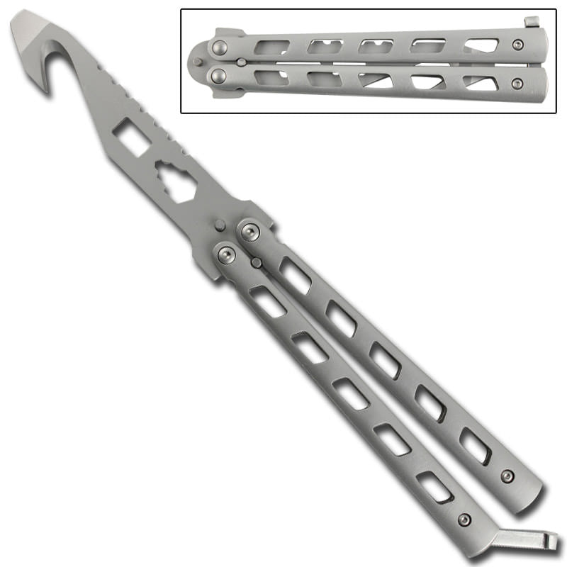 Viceroy Butterfly Belt Cutter Multi Tool- Silver - TOPHATTER'S ARMORY DEALS