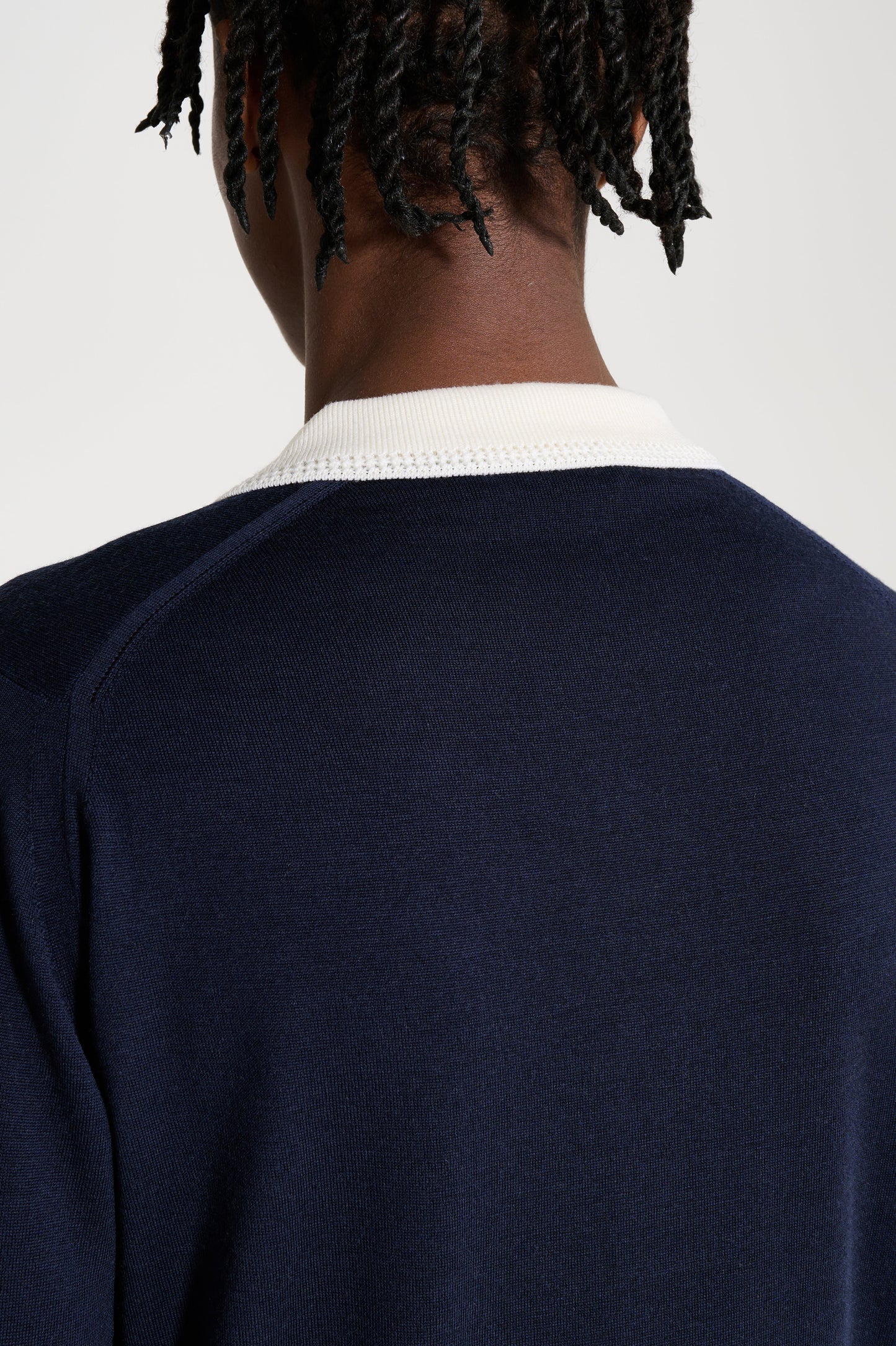 Wales Bonner Henry Polo Navy / Ivory