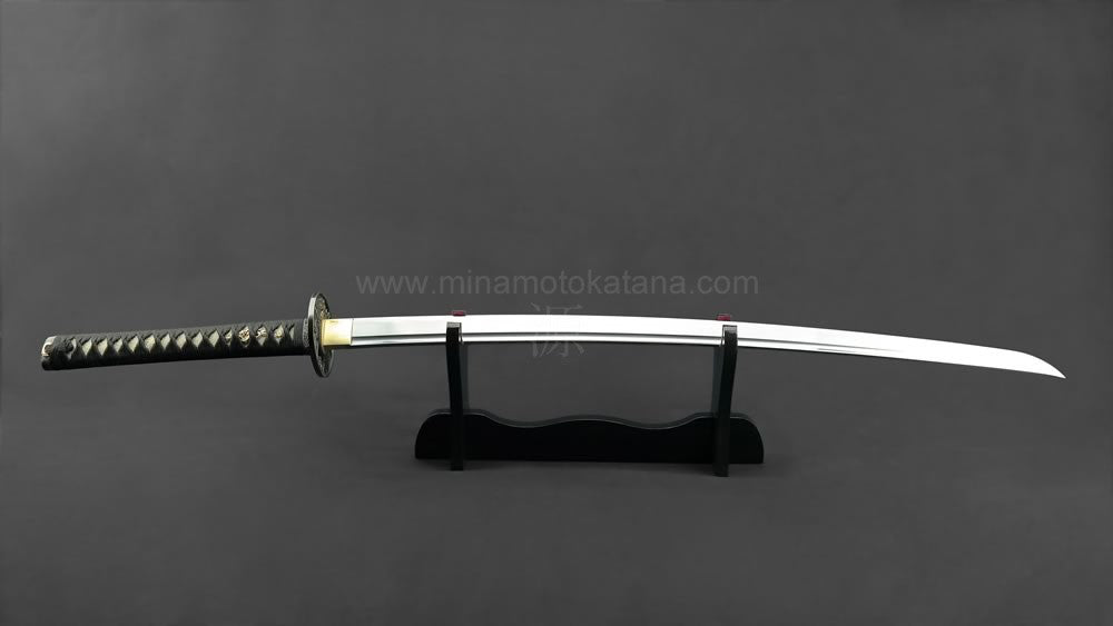 "Warrior's Rage" (Black) Hand Forged Katana In Clay Tempered 1060 HCS