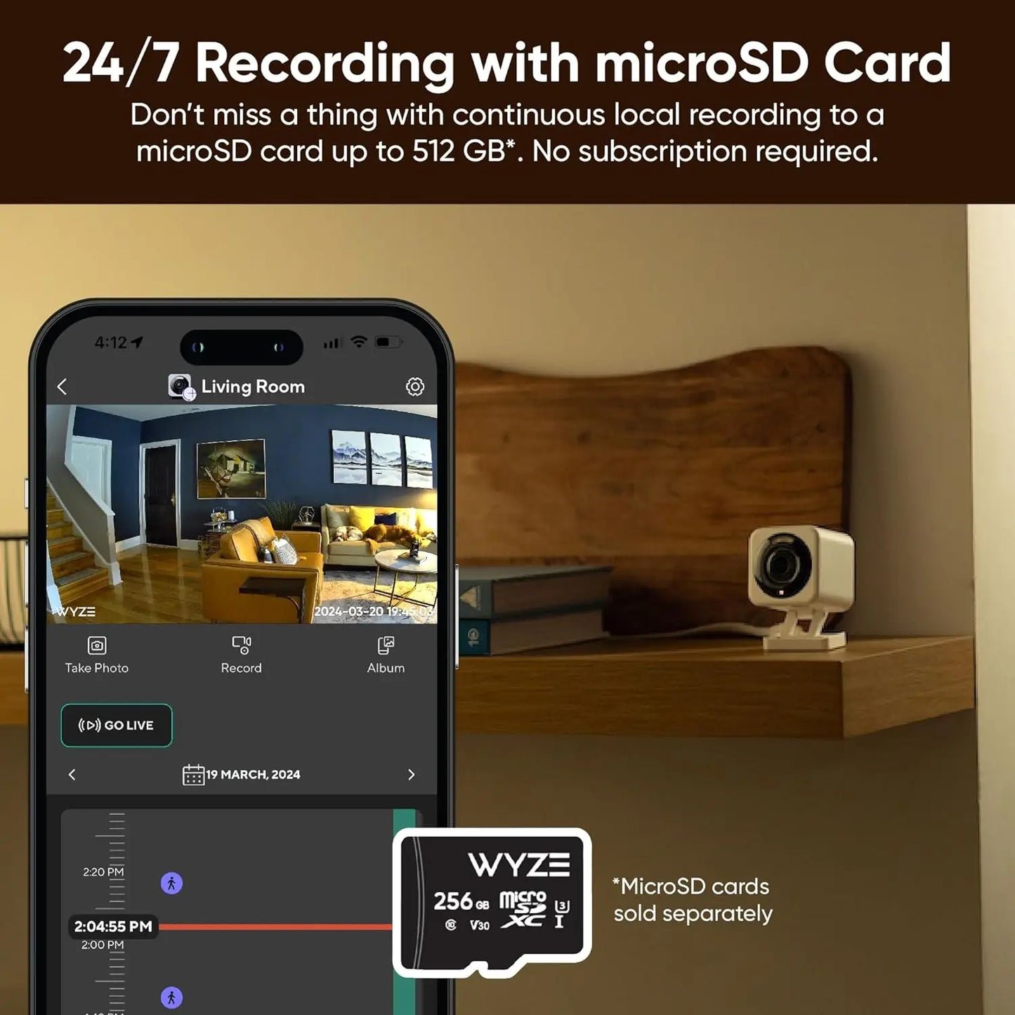 2K HD Wi-Fi Smart Home Security Camera