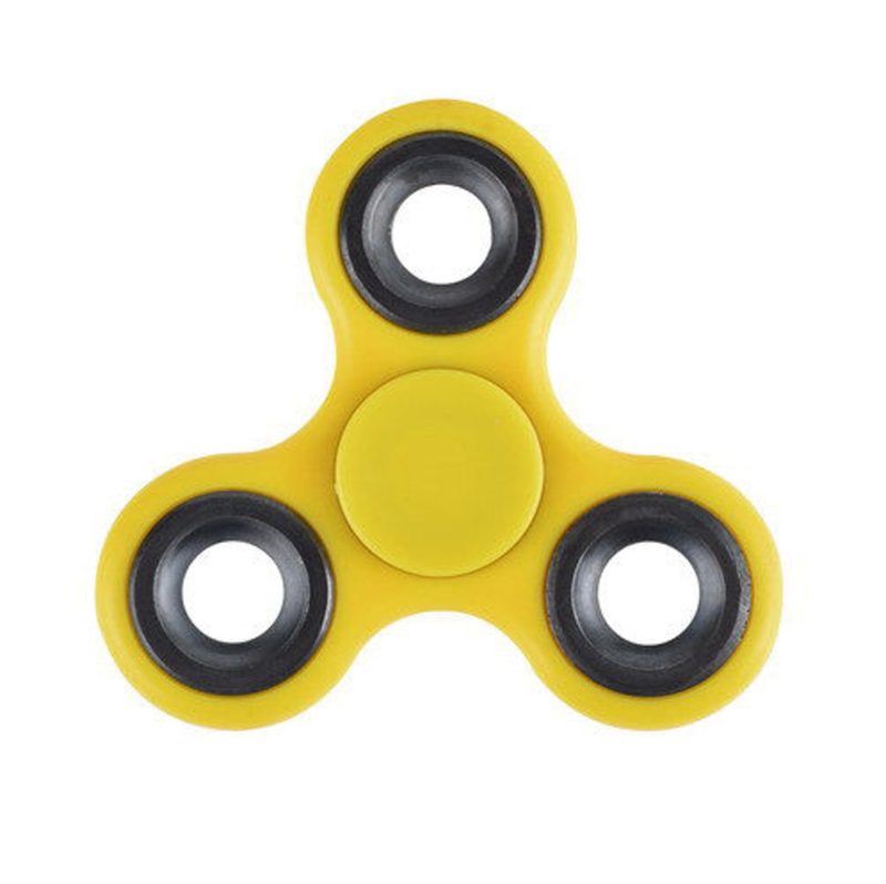Stress Relief Hand Spinner and Spinning Tri Fidget High Speed Yellow - TOPHATTER'S ARMORY DEALS