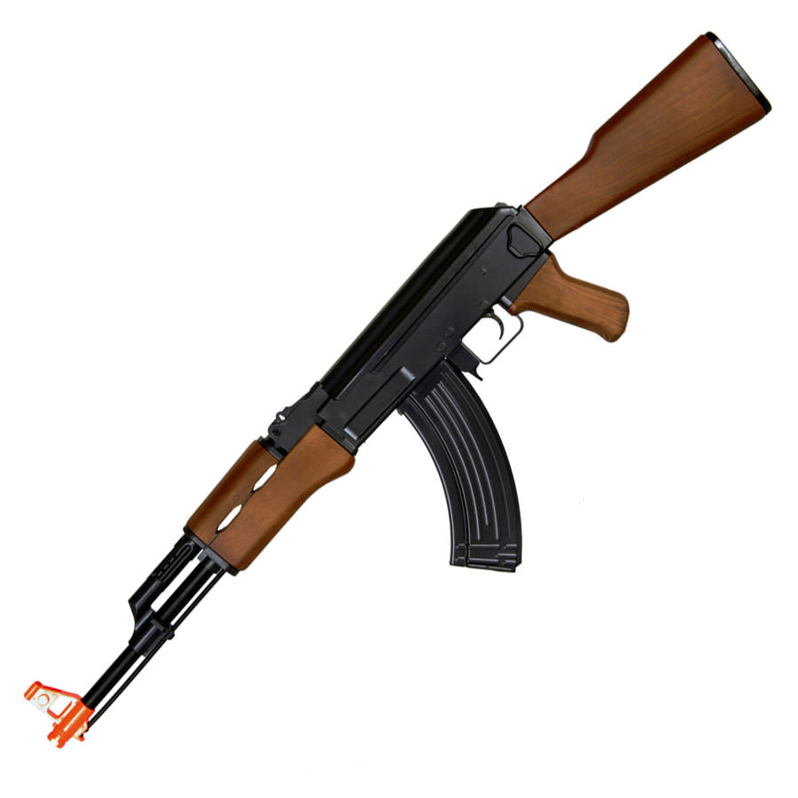 AK47 ZM93 Heavy Weight Airsoft Full-Sized AK-47 Spring Rifle w/ Full Stock