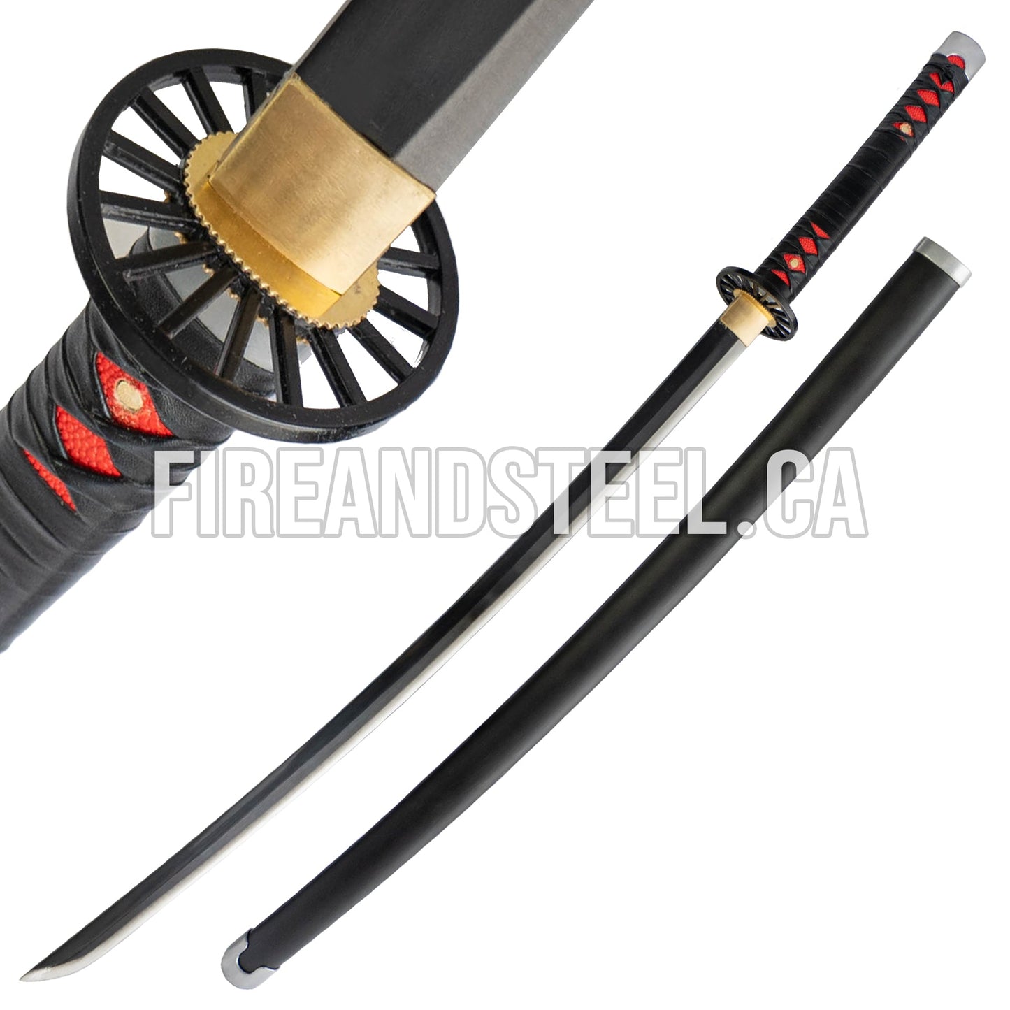 Tanjiro Kamado's Black Nichirin Katana (Battle Ready)