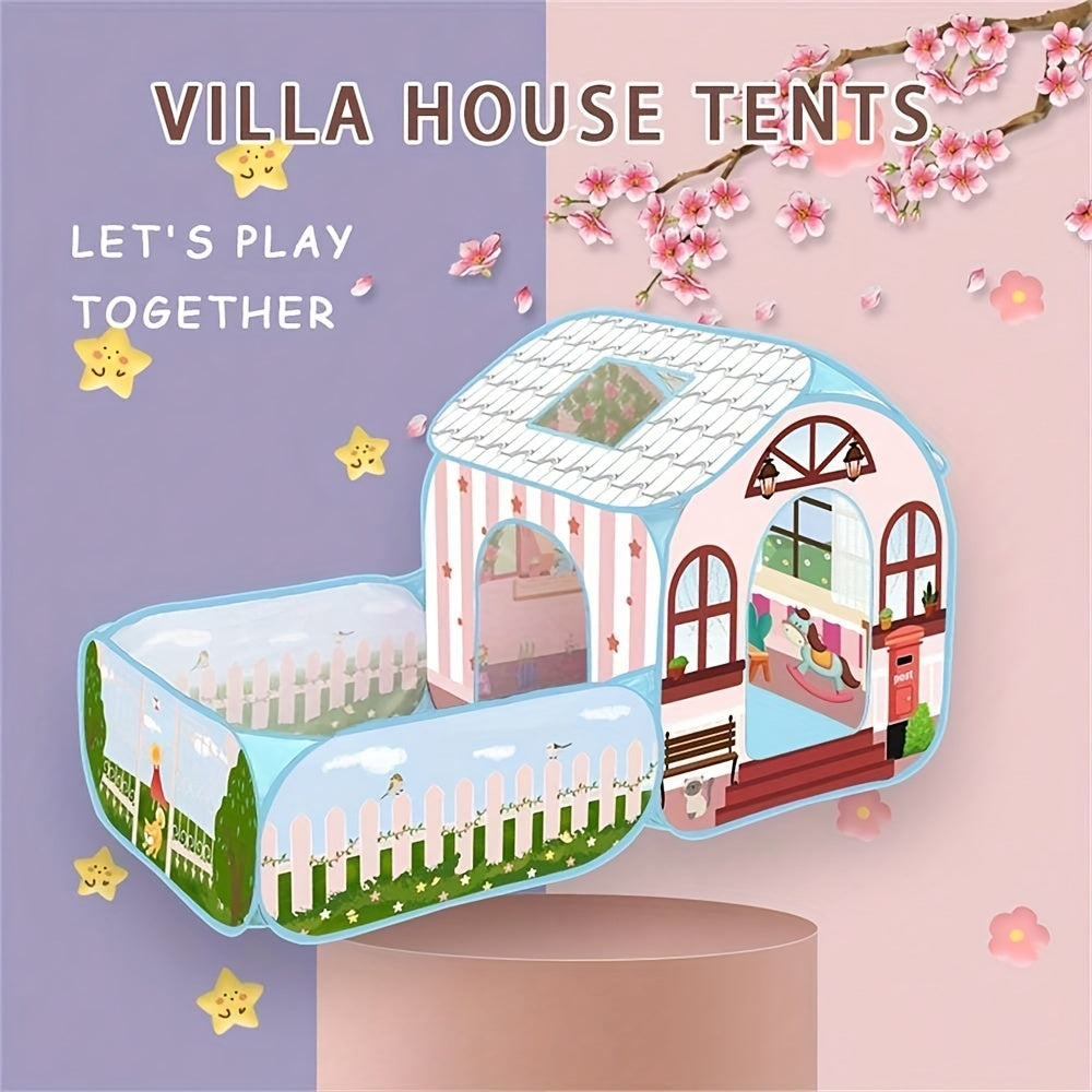 Pop-Up Kids Playhouse Indoor Outdoor Tent