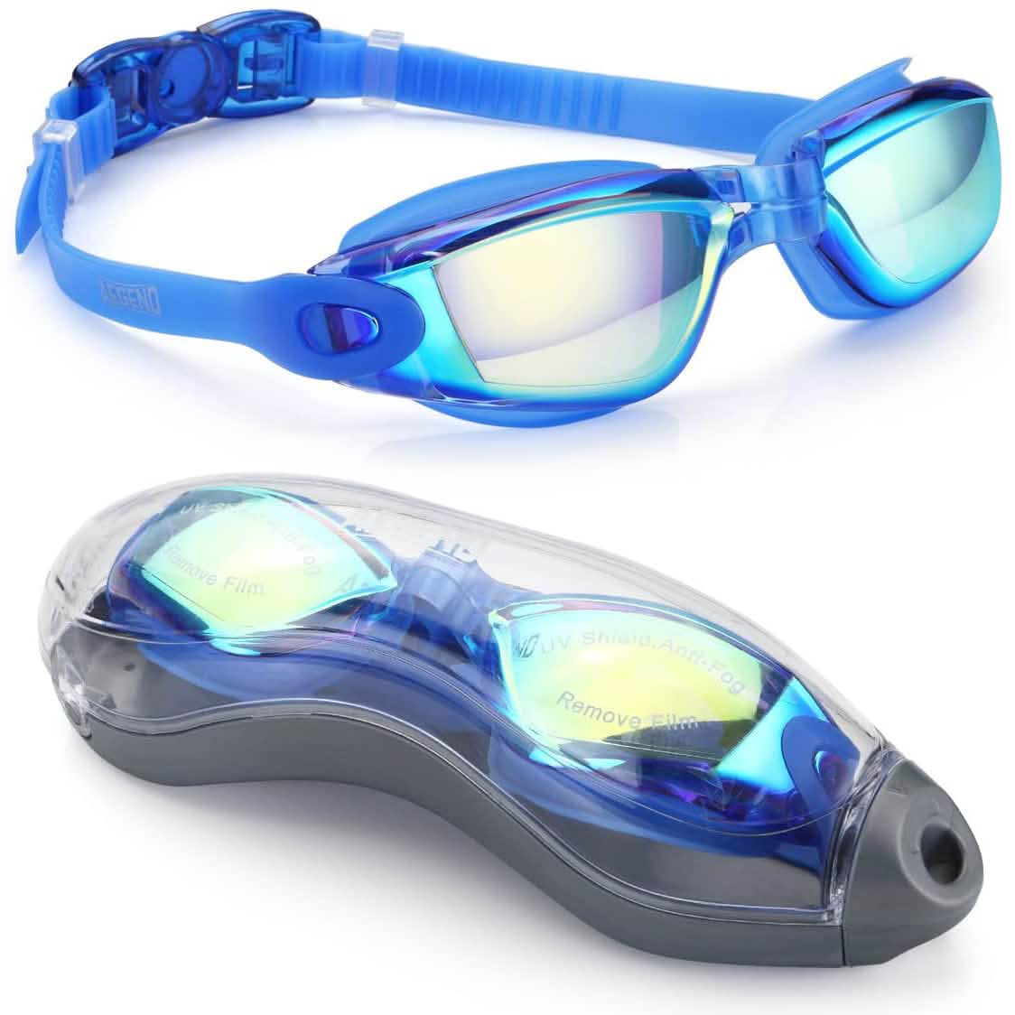 Aegend Swim Goggles No Leaking Full Protection