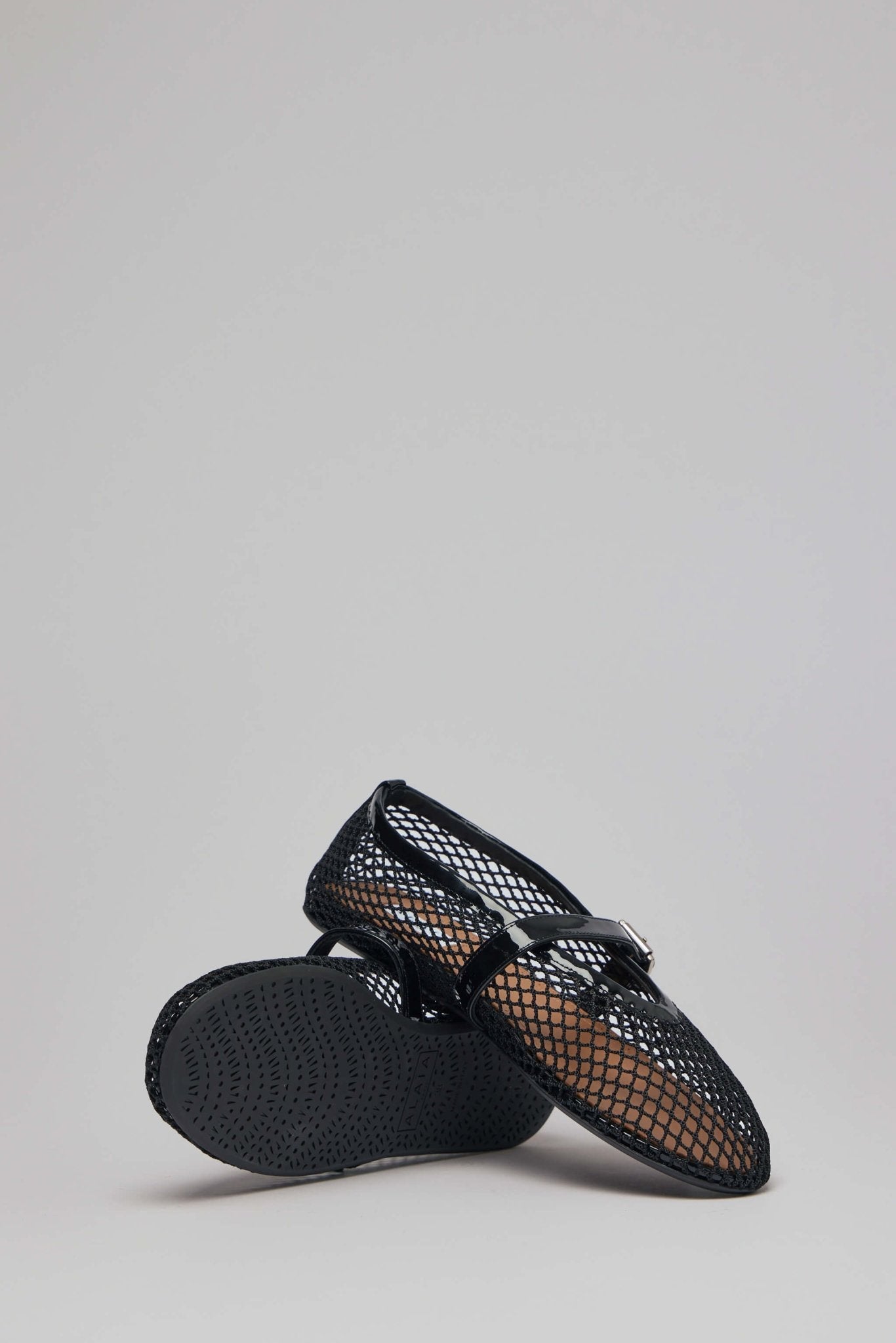 Ballet Flats in Fishnet