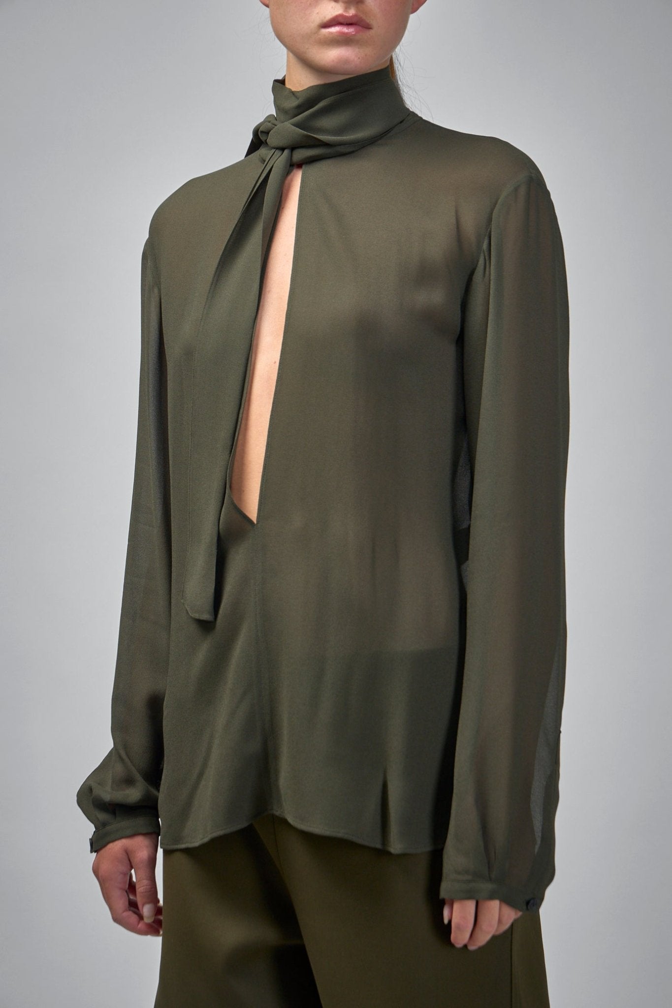 Georgette Scarf Blouse