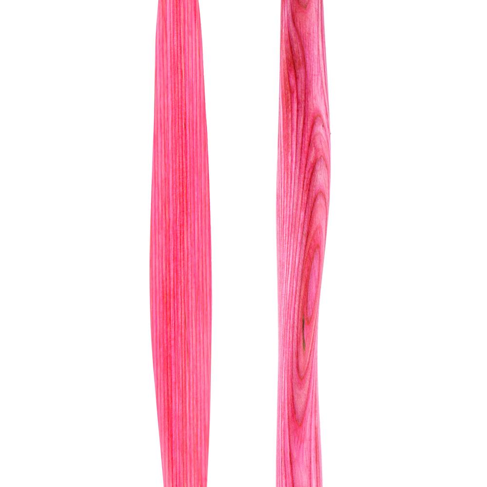 USA-Made Twisted Chic Pink Cane: Vibrant Colorwood Laminate