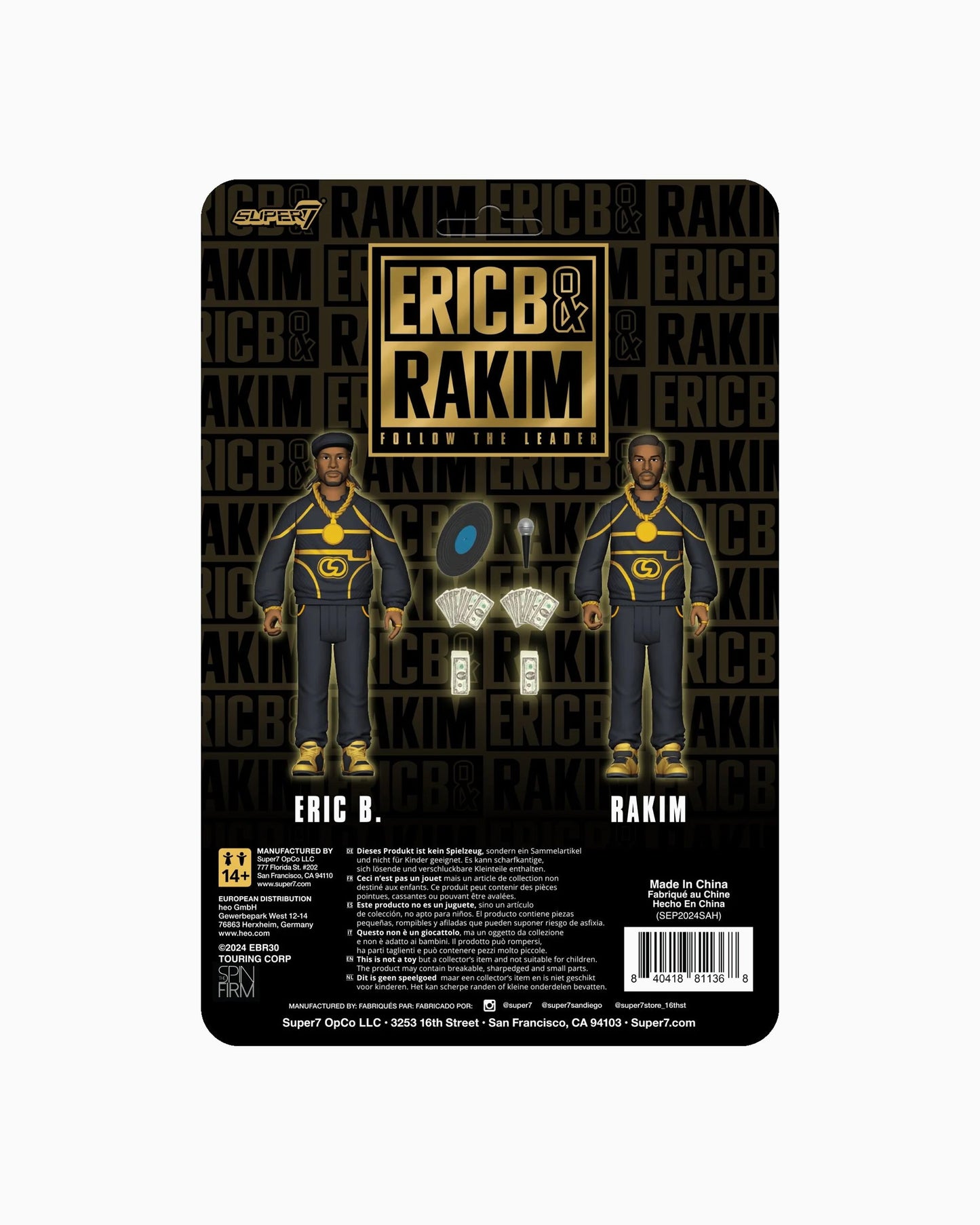 Super7 ReAction Eric B & Rakim Follow The Leader 2 Pack