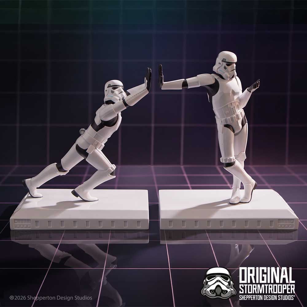 Star Wars – Stormtrooper Working Hard, Hardly Working Bookends