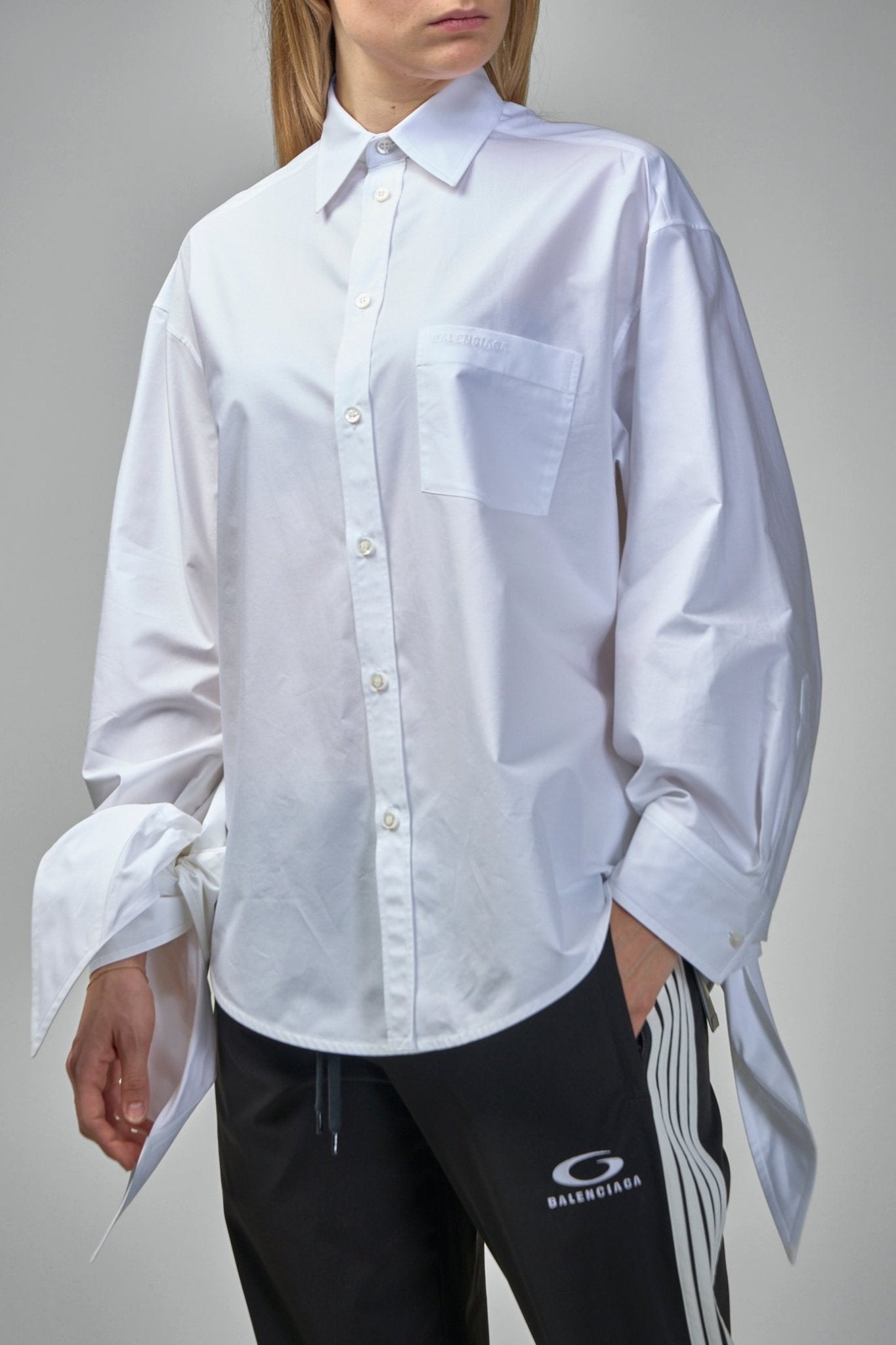 Knotted Cuff Blouse