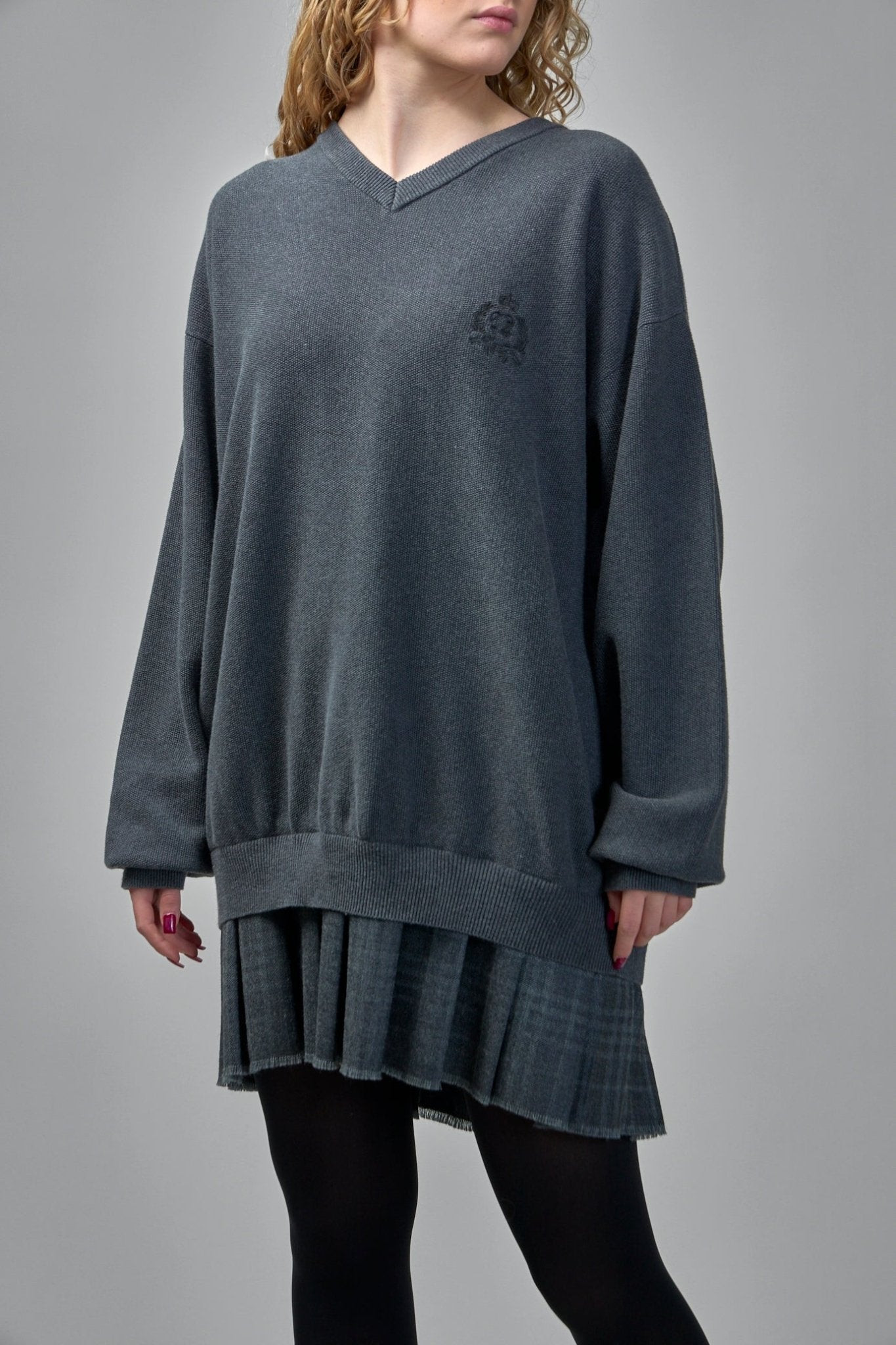 Layered Sweater Dress