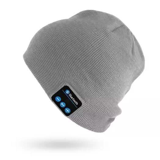 Beanie with Built In Wireless Bluetooth Headphones