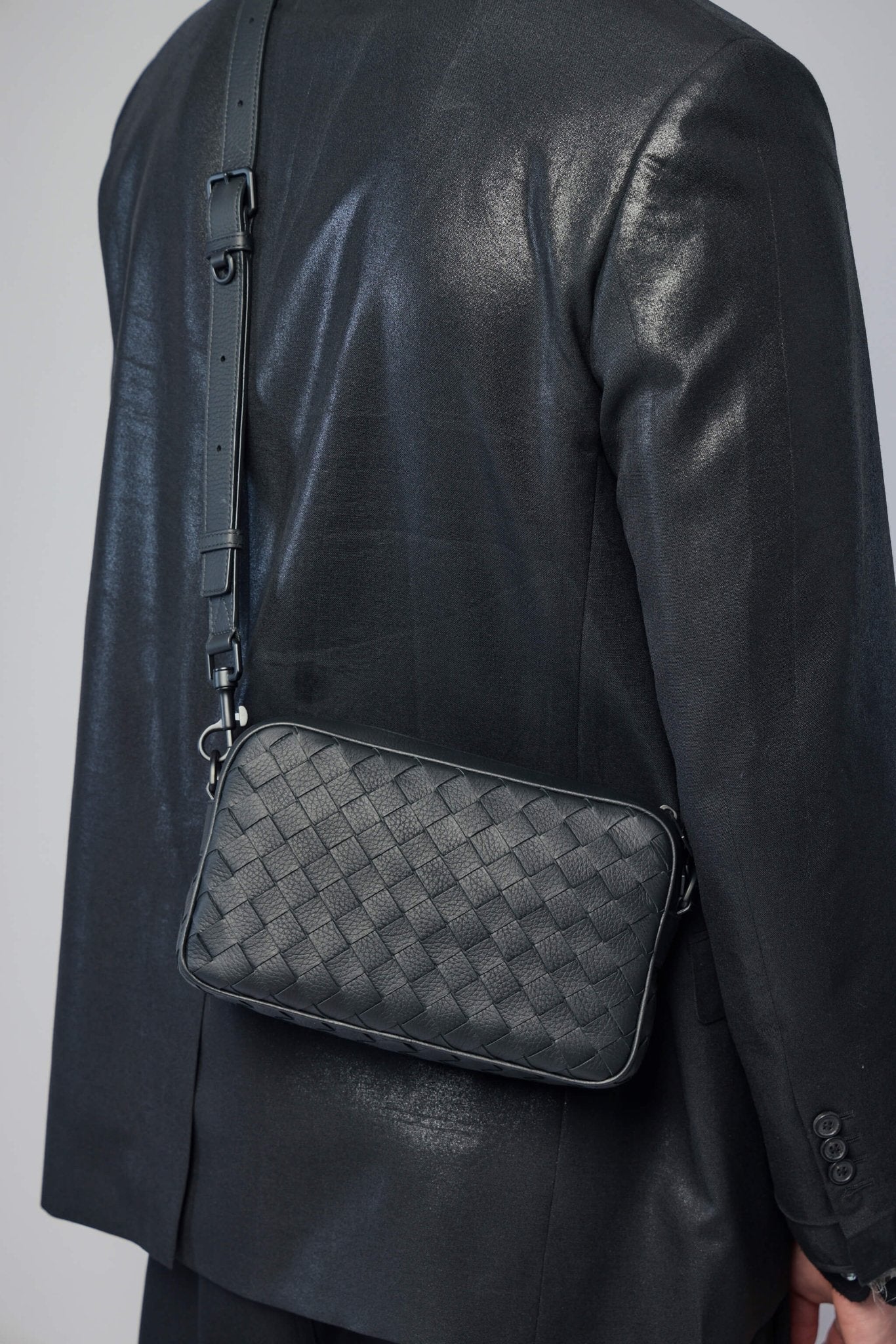 Small Intrecciato Camera Bag