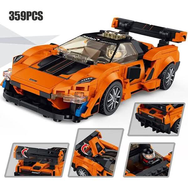Building Blocks Racing Car Model