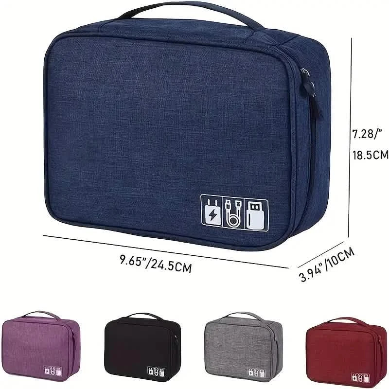 Cable Storage Bag Waterproof Digital Electronic Organizer