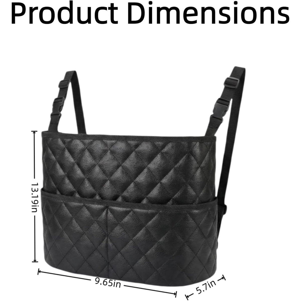 Car Seat Handbag Holder and Console Storage Organizer