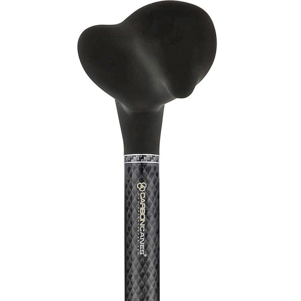 Lightweight & Adjustable: High-Tech Carbon Fiber Palm Grip Cane