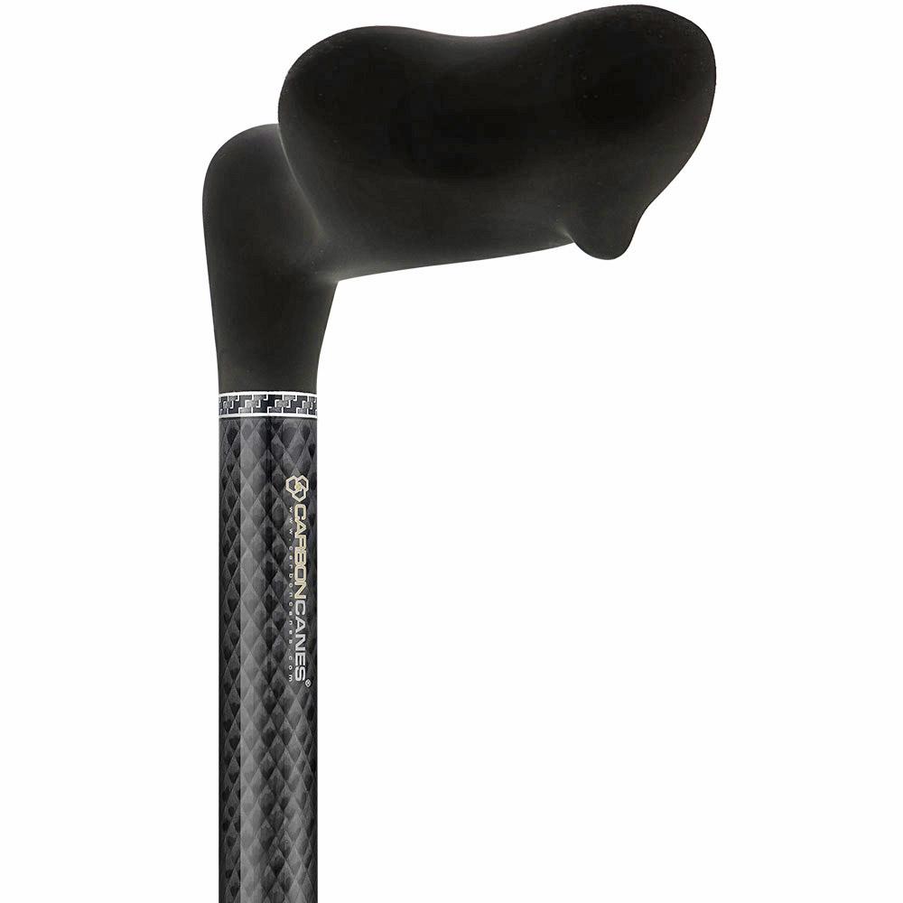 Lightweight & Adjustable: High-Tech Carbon Fiber Palm Grip Cane