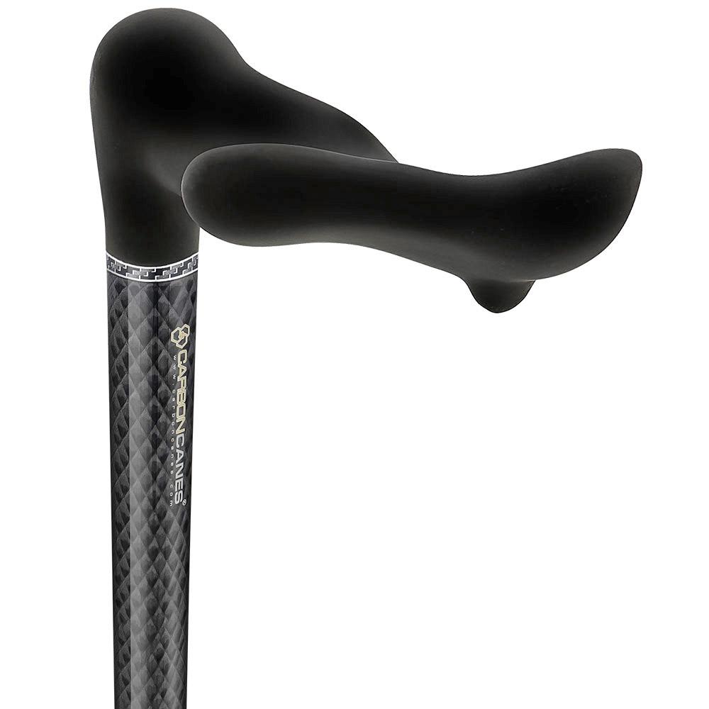 Lightweight & Adjustable: High-Tech Carbon Fiber Palm Grip Cane