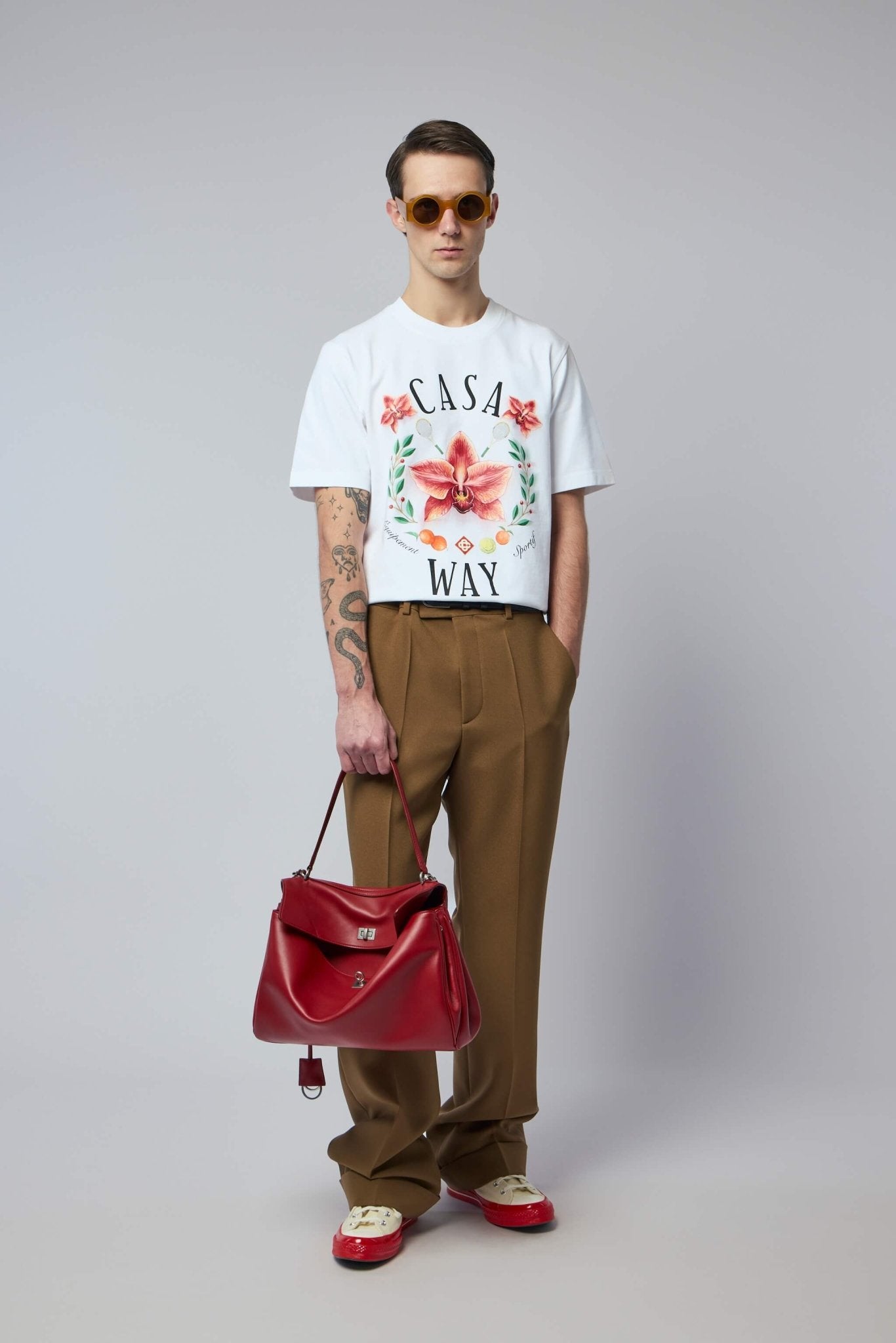 Casa Way Orchid Logo Short Sleeve T-shirt