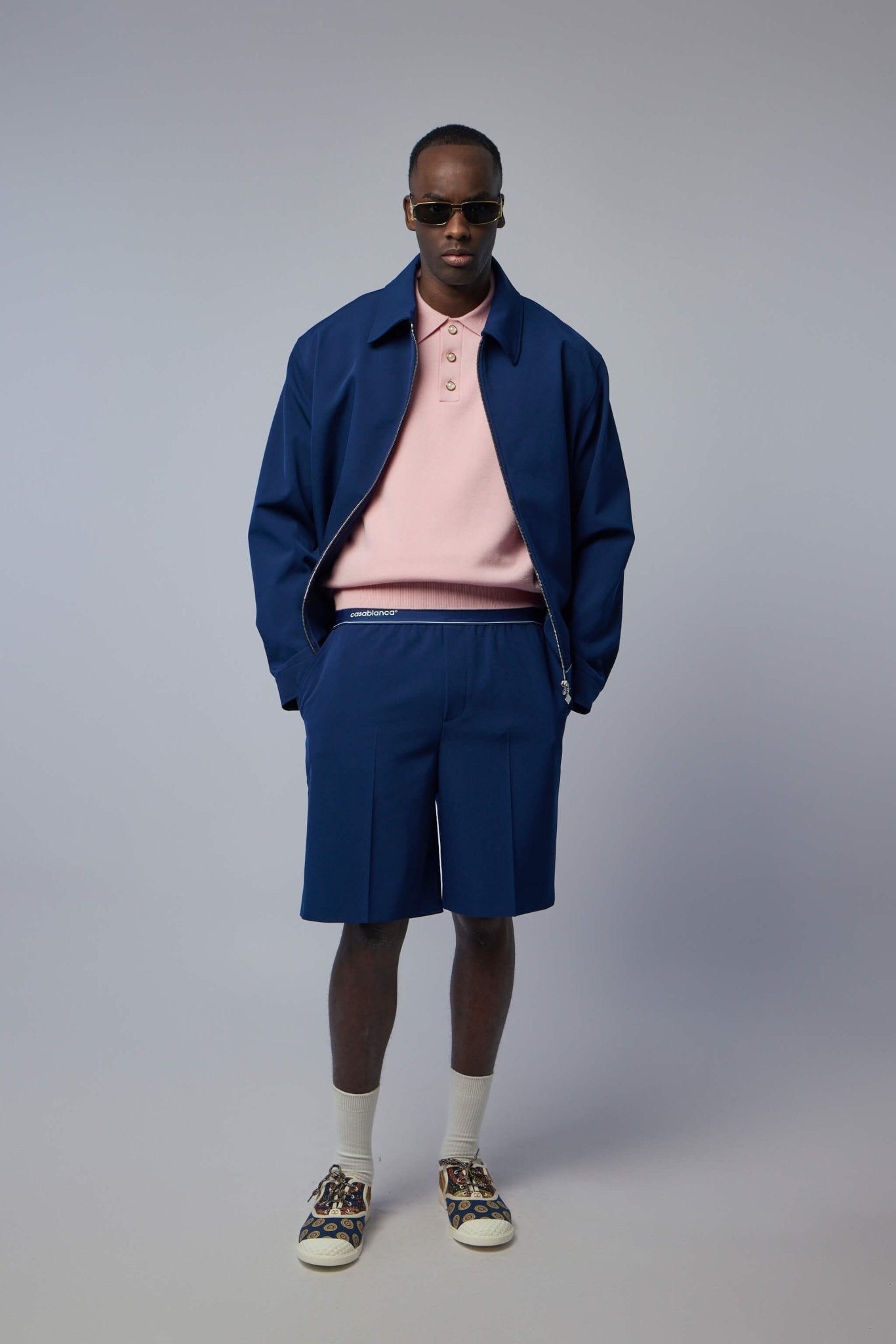 Logo-waistband Shorts