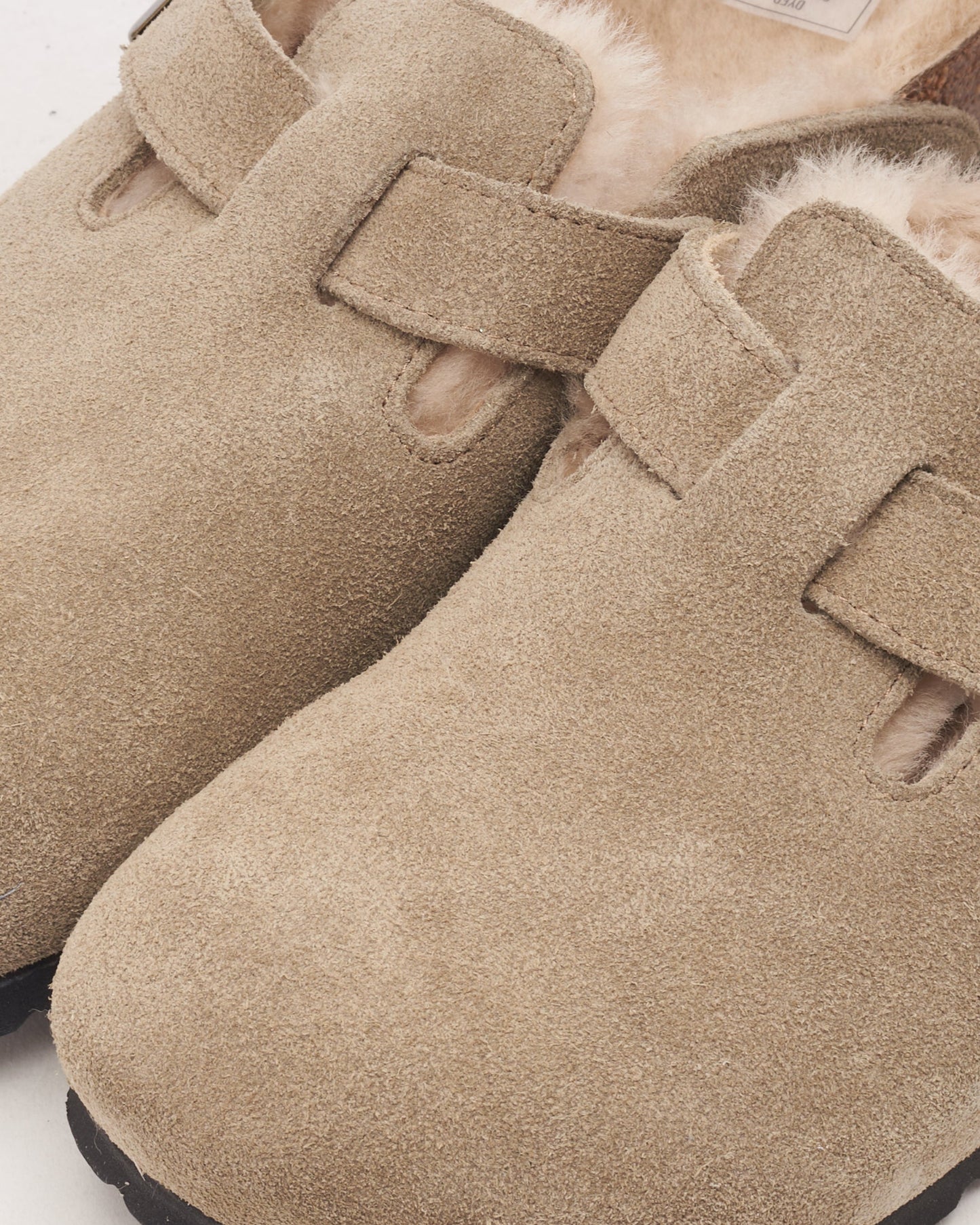 BIRKENSTOCK Boston Shearling Suede Leather Narrow