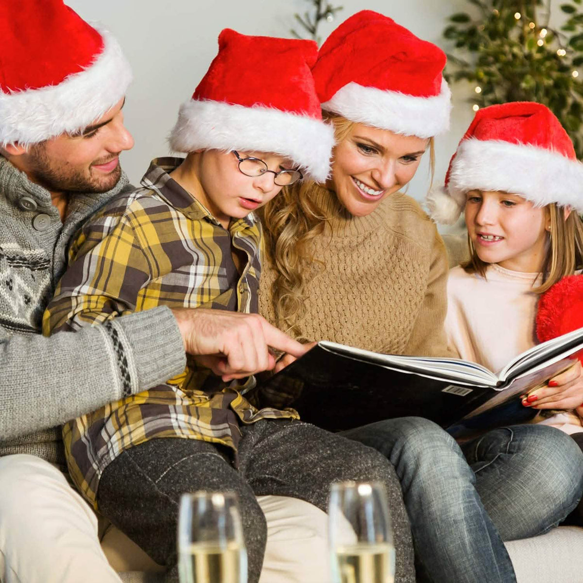 Comfort Christmas Hats Extra Thick Classic Fur
