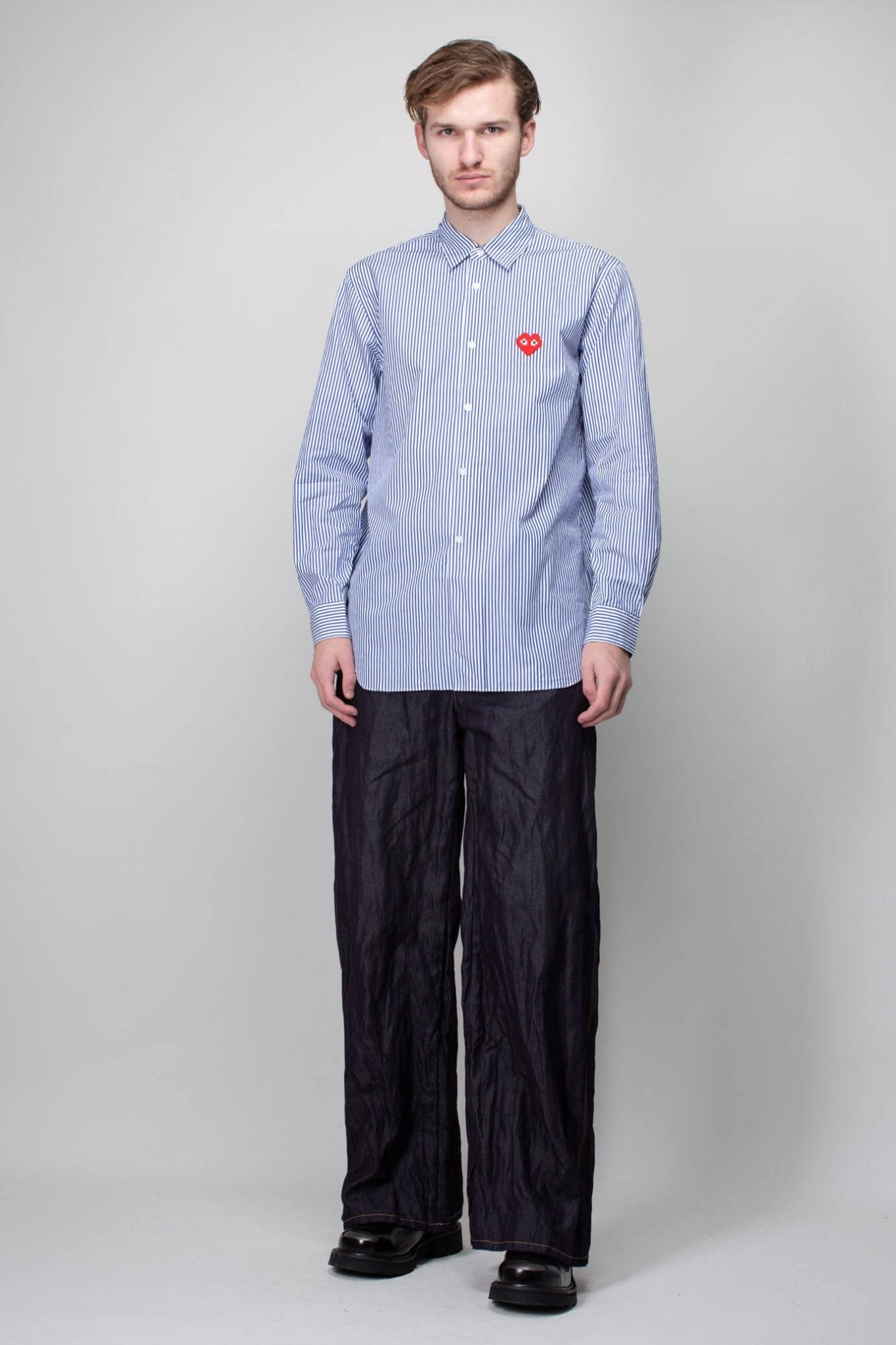Men's Shirt Woven Stripe