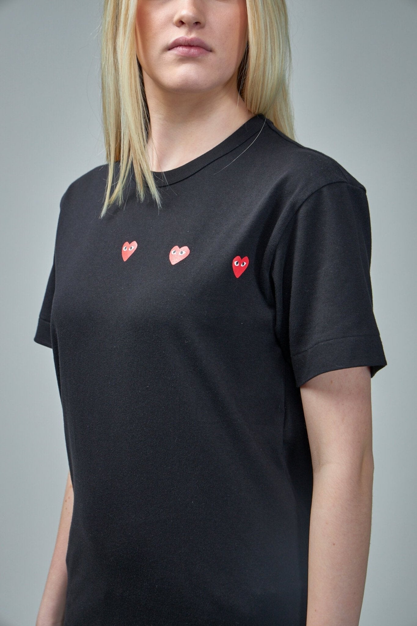 Triple Heart Print T-shirt