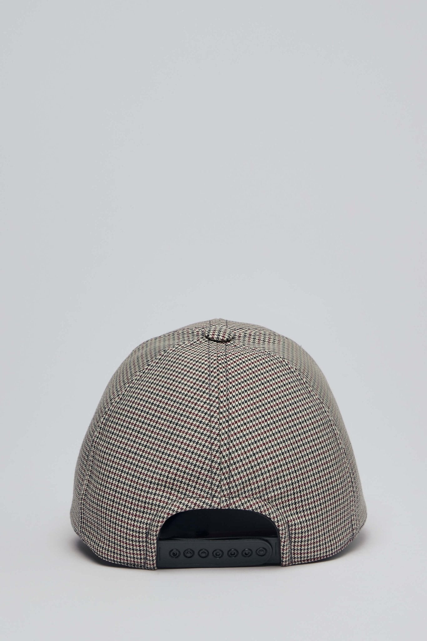 Houndstooth Short Cap