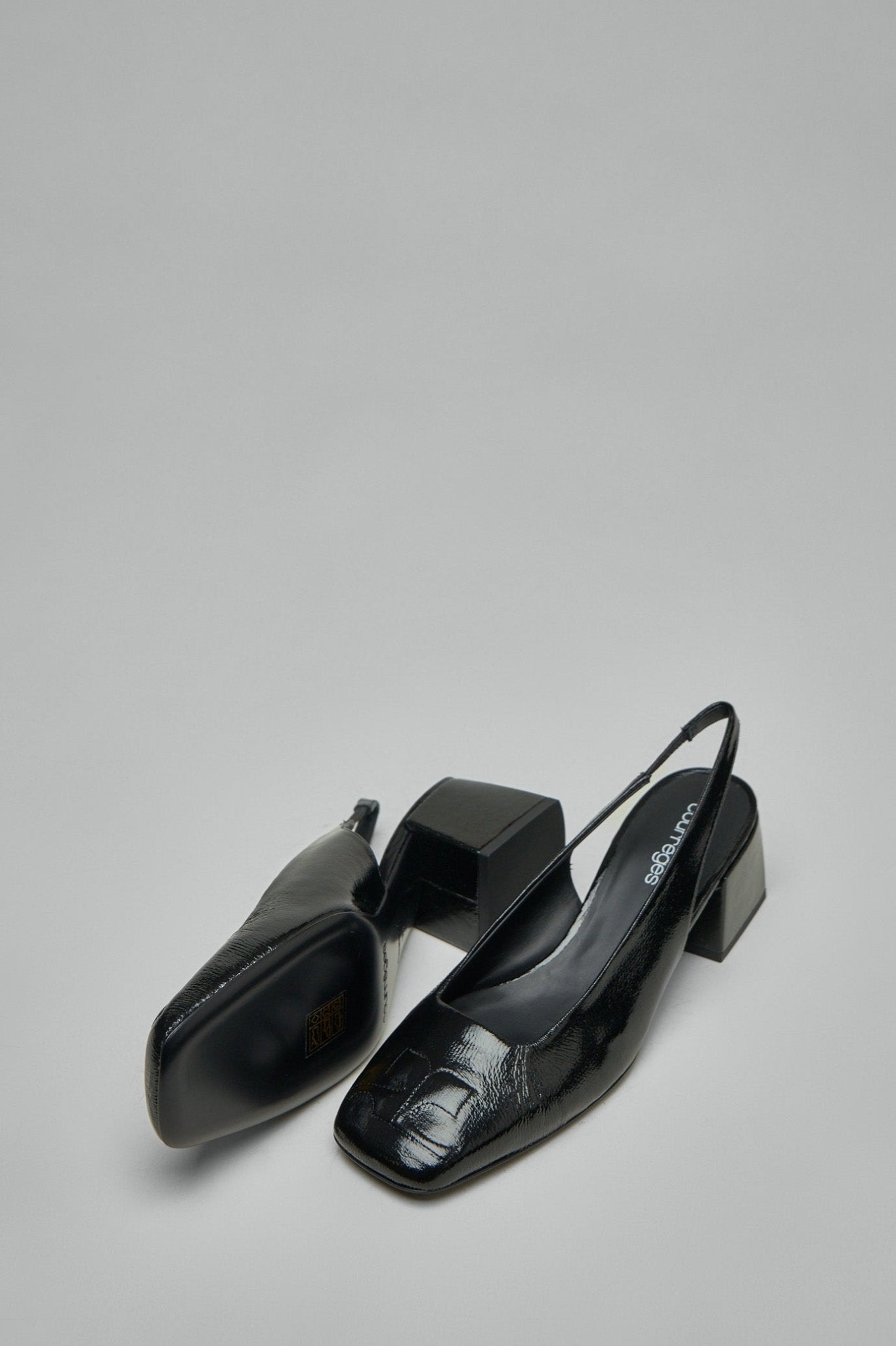 Ac Vinyl Slingbacks