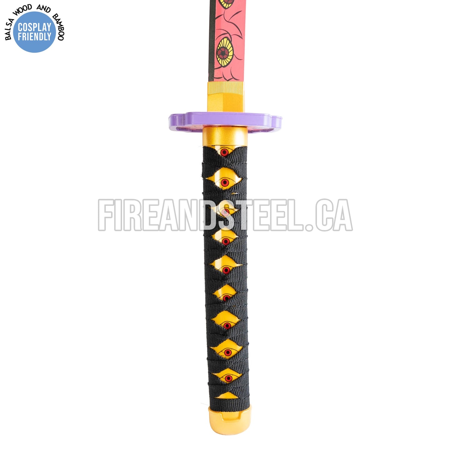 Kokushibo's "Kyokokukamusari" Flesh Katana (Wood)