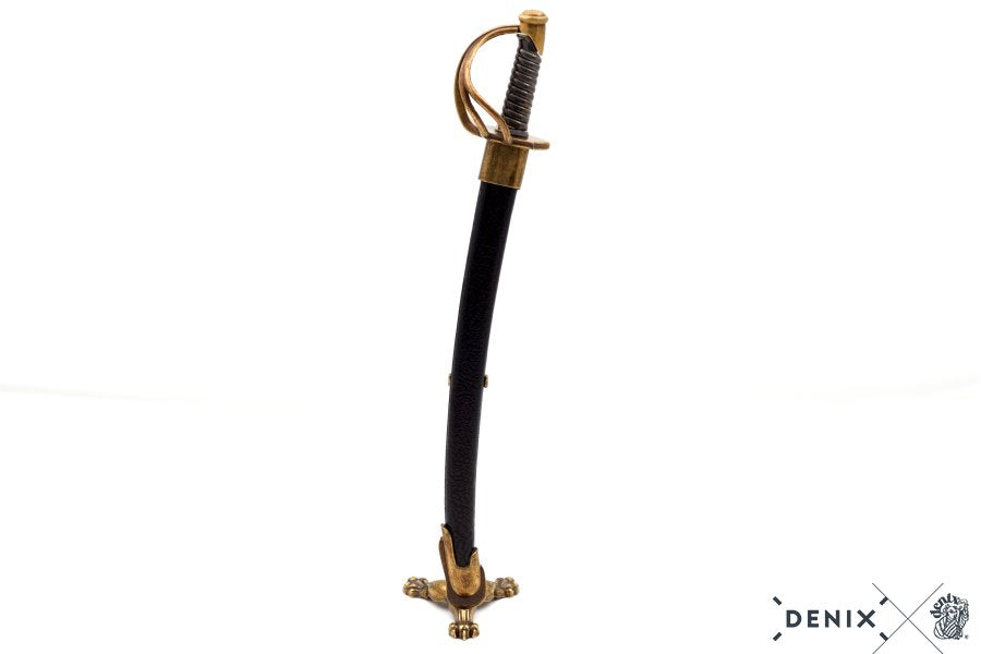 US Civil War Officer's Sabre with Scabbard Collectible (26cm)