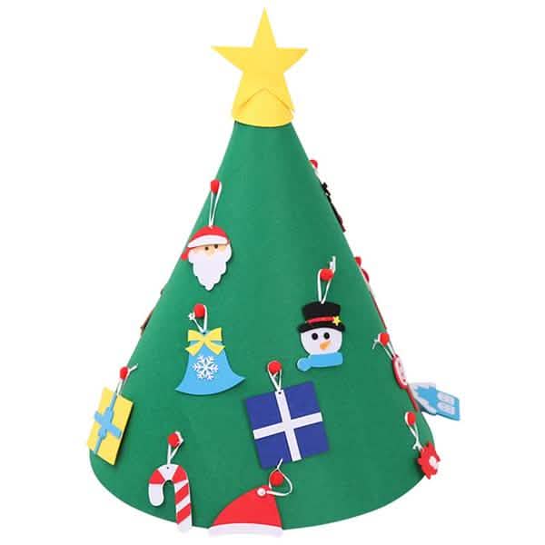 DIY 3D Felt Christmas Tree Upgraded Toddler Christmas Tree
