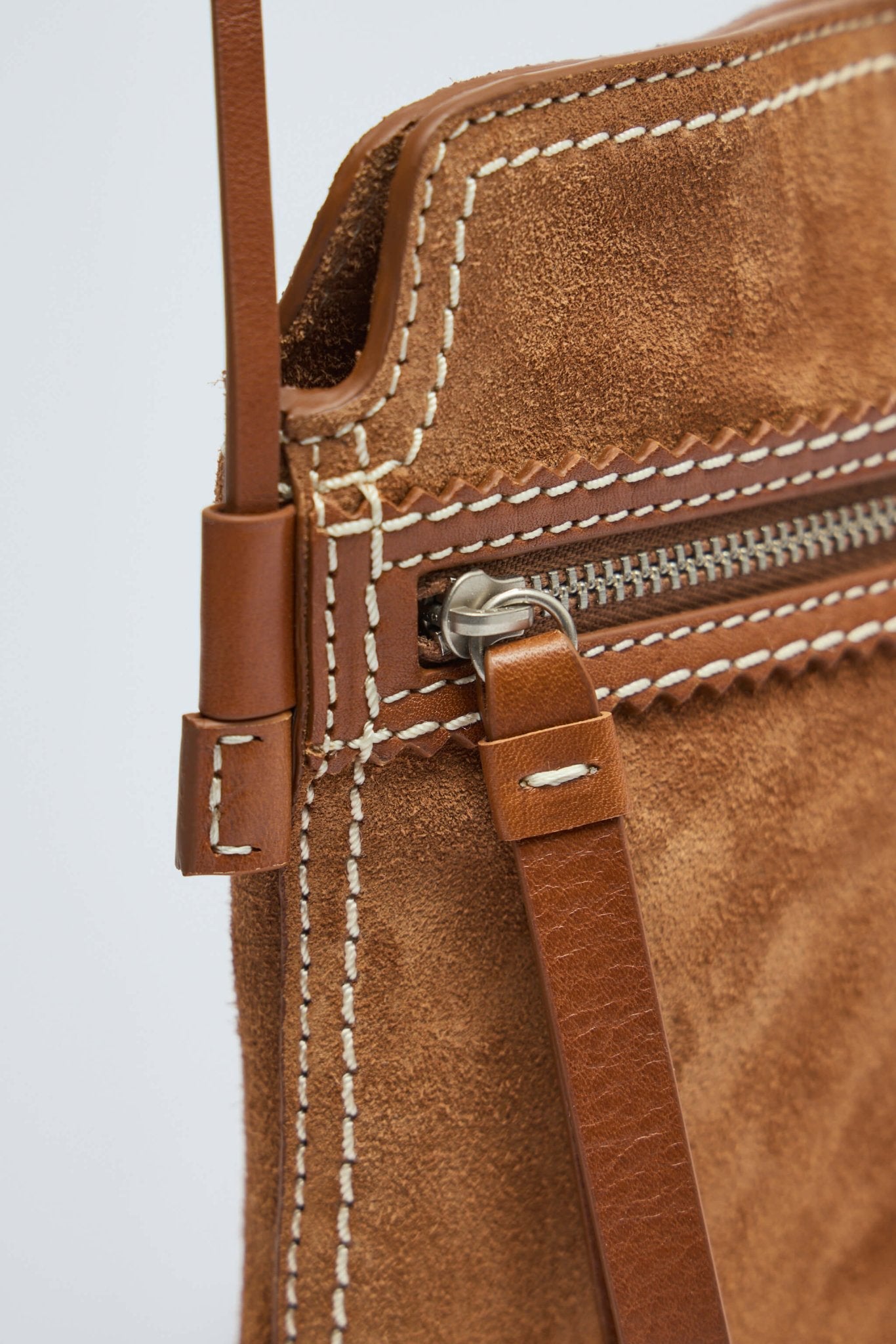 Pleated Leather Clutch