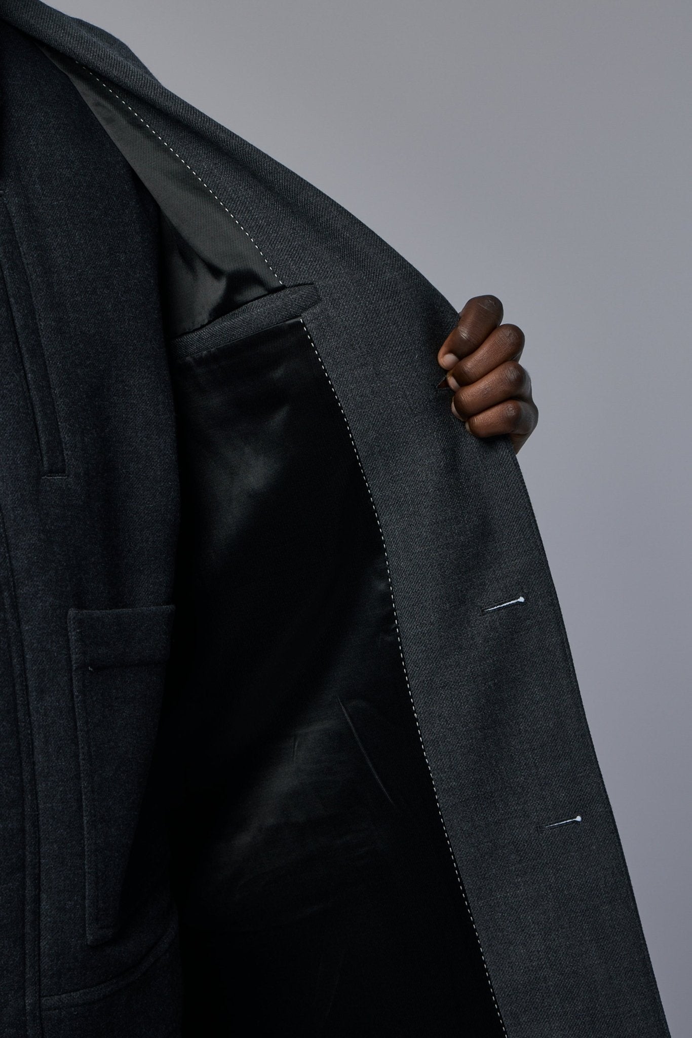 Hand Printed Coat Dessin D