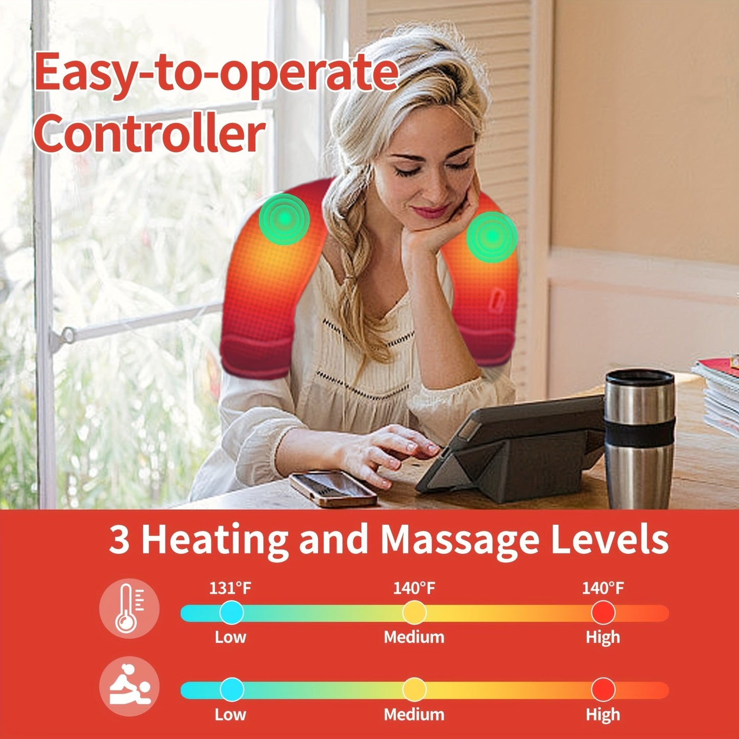 Ultimate Shoulder Bliss Massager(Black)