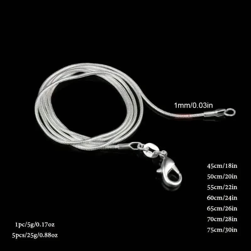 Exquisite Casual Snake Necklace Collarbone Chain Couple Pendant
