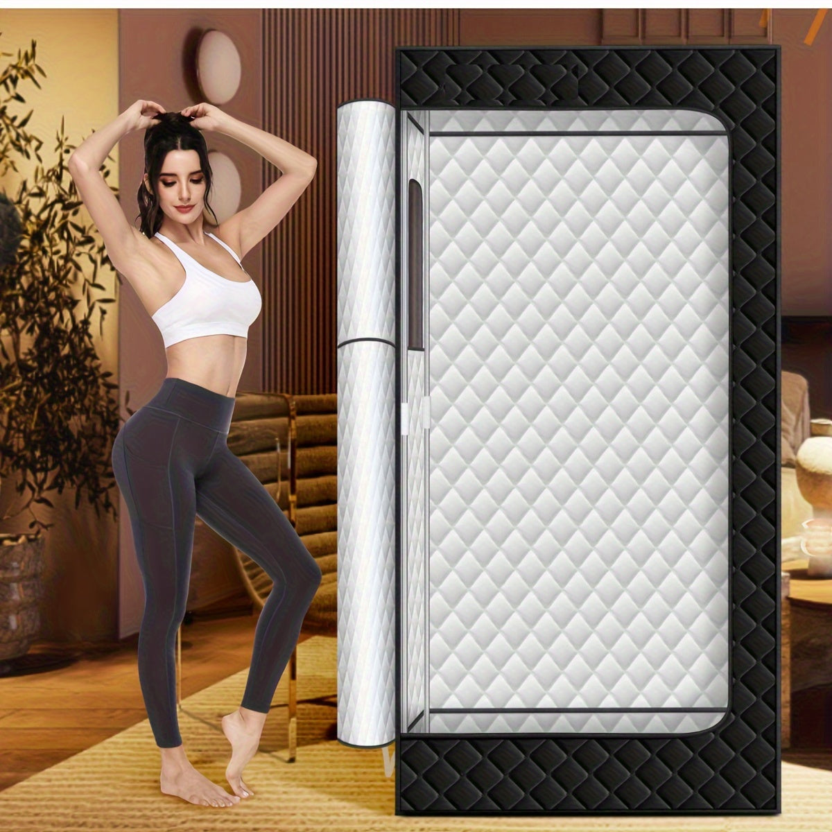 Portable Full-Body Sauna Tent for Indoor Detox