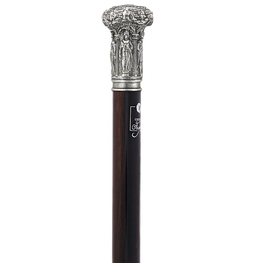 My Lord Emperor Solid Pewter Silver Knob w/ Stamina Wood Shaft
