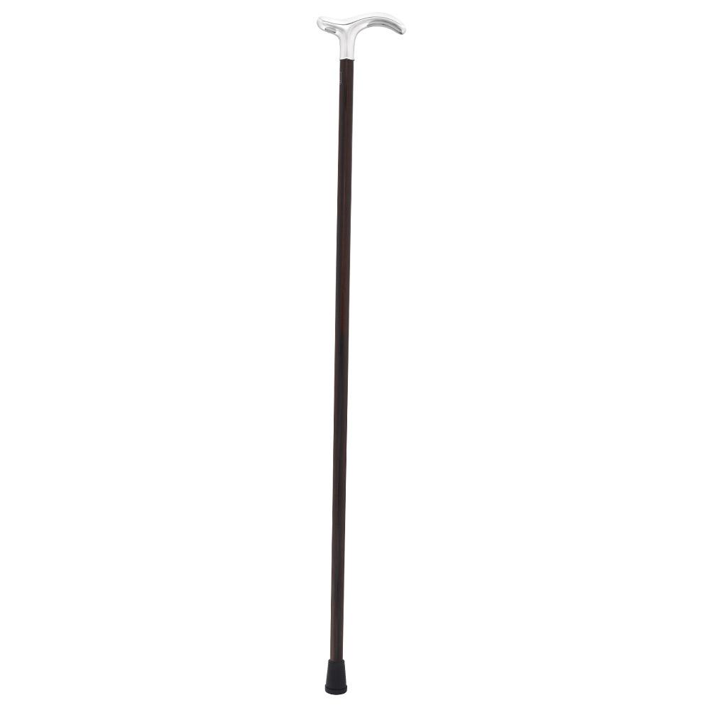 Silver Plated Fritz Handle on Macassar Carbon Fiber Shaft