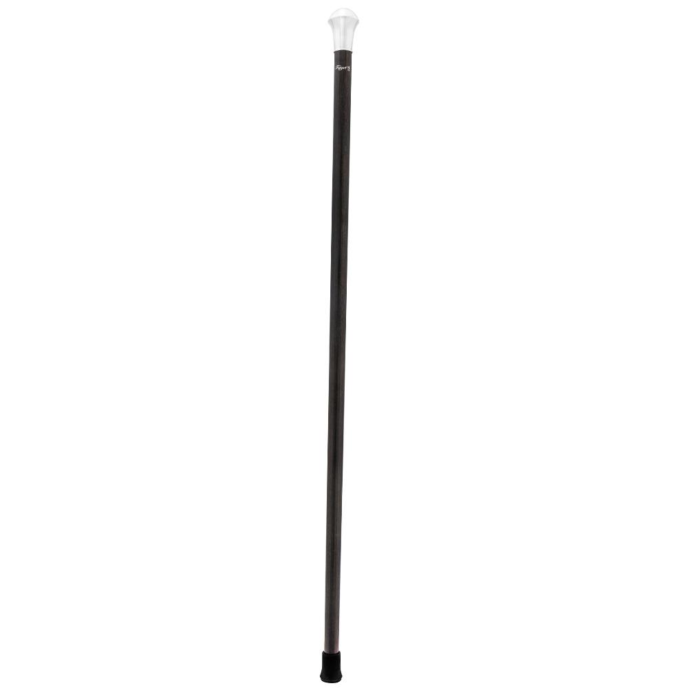 French Silver Knob Walking Stick: Stamina Wood Shaft