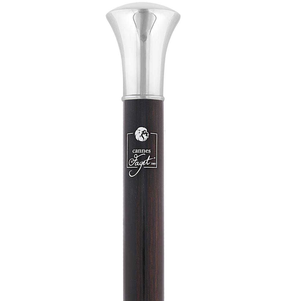 Luxury Silver Sword-Gadget Stick: Flat Handle, Carbon Fiber
