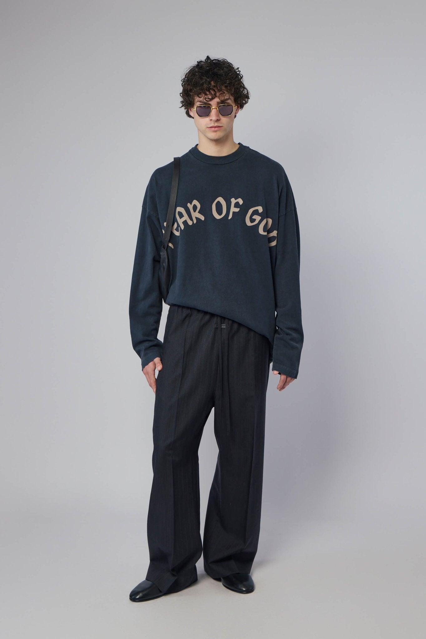 "fear Of God, F Of G" Ls Tee