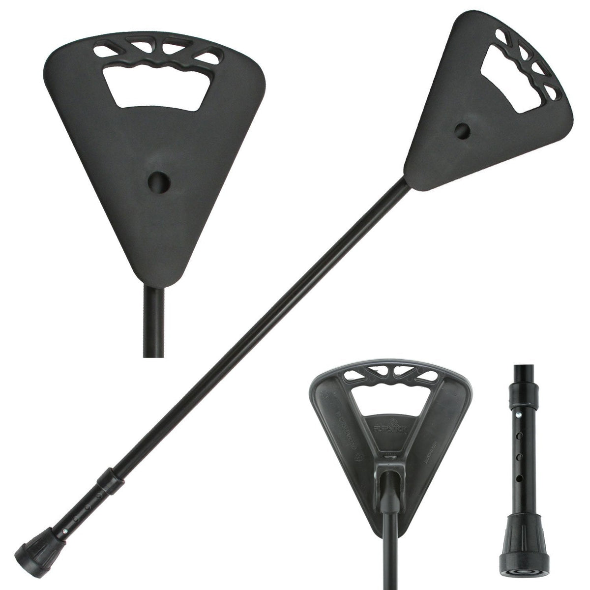 Flipstick Straight Adjustable non-folding Seat Cane
