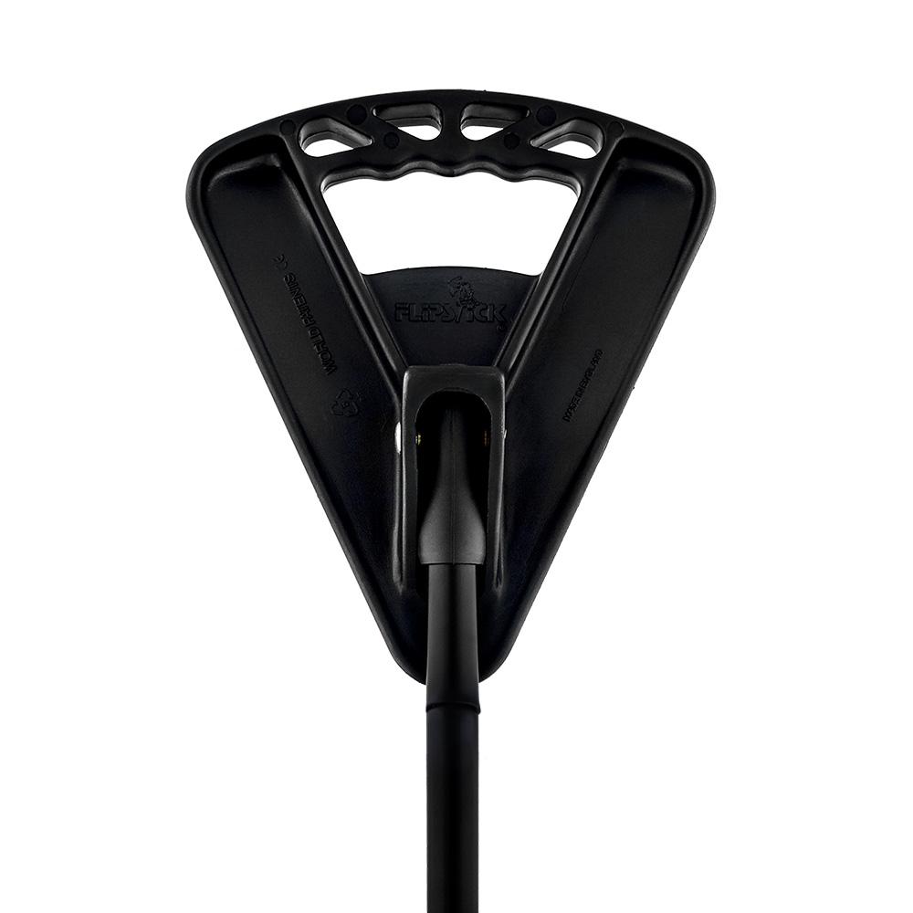 Flipstick: Folding Seat Cane Black - Incl. Bag, Non-Adj.