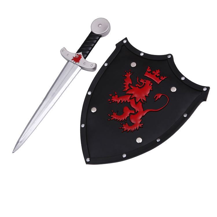 Fire and Steel - Children's Practice Knight Shield and Sword Set (High Density Foam)